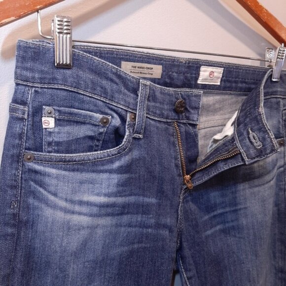 AG Adriano Goldschmied Nikki Crop Jeans Relaxed Skinny Fit Ankle Denim - Picture 7 of 13